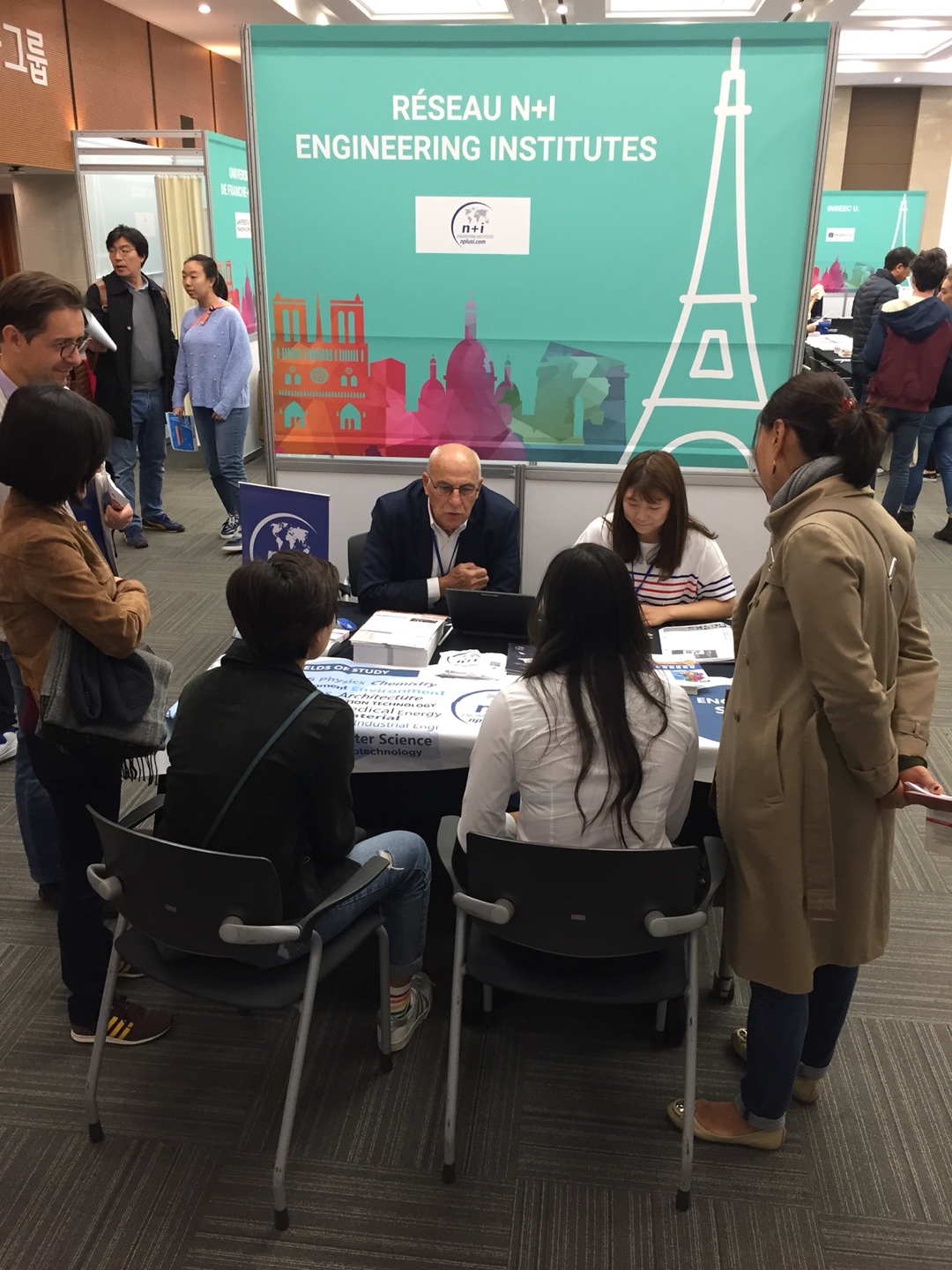 Network n+i represented by Georges Santini, Executive Director - Study in France Fair, Seoul 2018